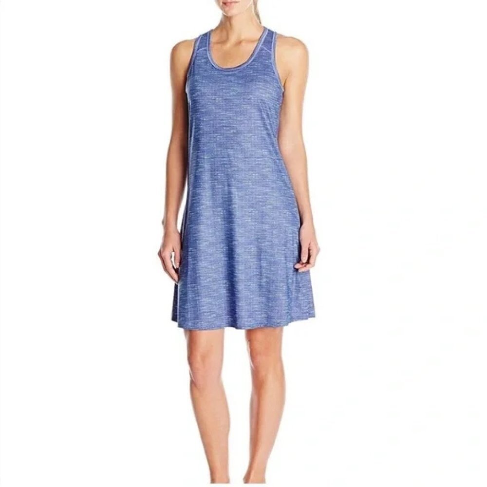 Women's S Columbia Saturday Trail II Knit Dress Blue Purple Omni Wick Comfort